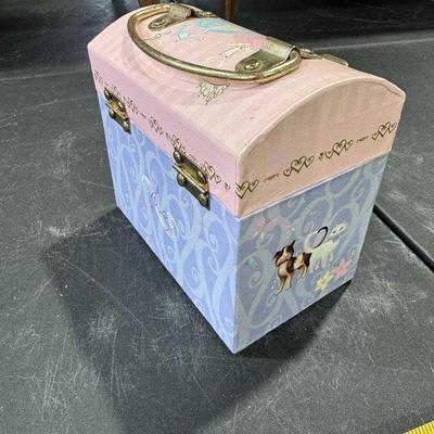 Barbie as The Princess and the Pauper Storage Trunk from 2004.