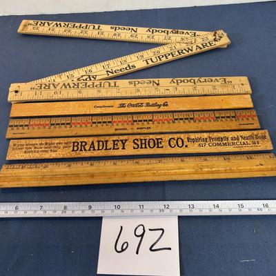 Vintage Ruler Lot