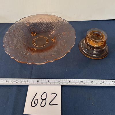 Vintage Pink Depression Glass