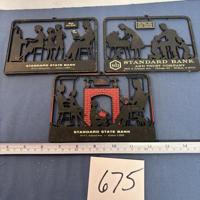 Vintage Plastic Advertisement Pieces