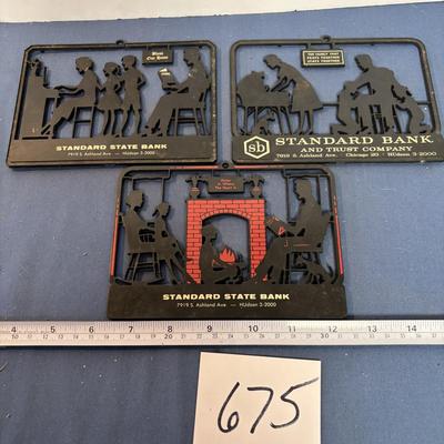 Vintage Plastic Advertisement Pieces