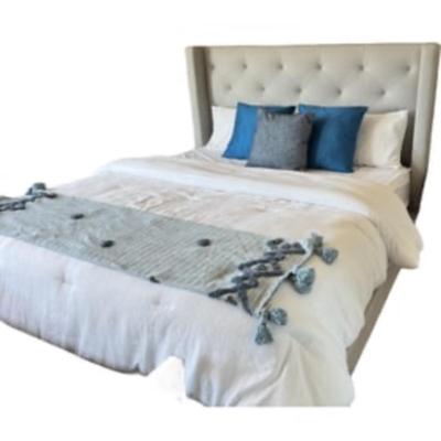 RH Queen Bed with padded headboard