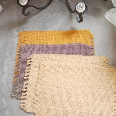 LIGHT FIXTURE AND PLACEMATS