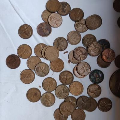 A PILE OF PENNIES