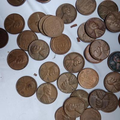 A PILE OF PENNIES