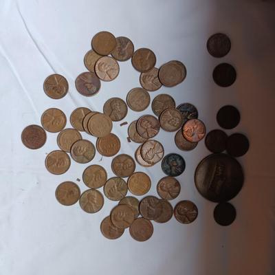 A PILE OF PENNIES
