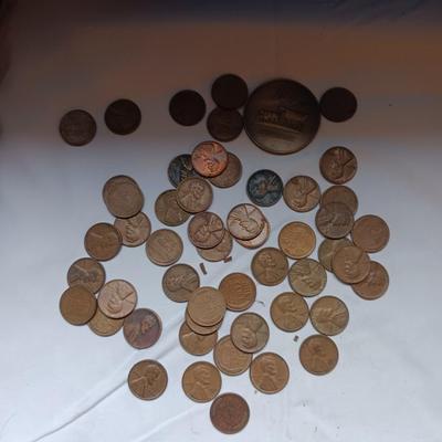 A PILE OF PENNIES