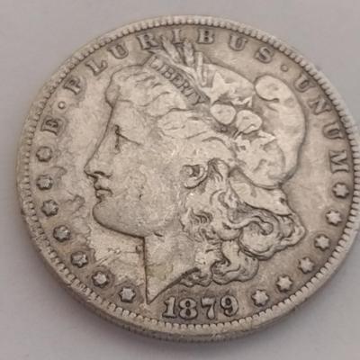 1879-S U.S. Mint Morgan Silver Dollar Coin Circulated (#75)