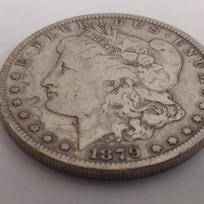 1879-S U.S. Mint Morgan Silver Dollar Coin Circulated (#75)