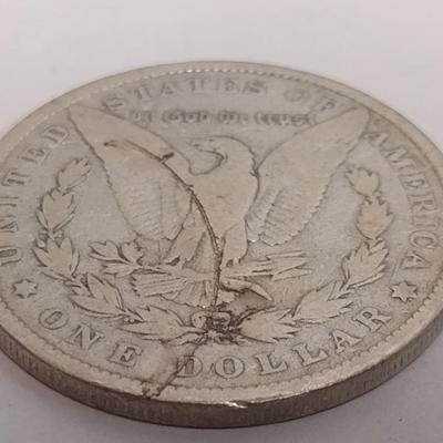 1881 U.S. Mint Morgan Silver Dollar Coin Circulated (#76)