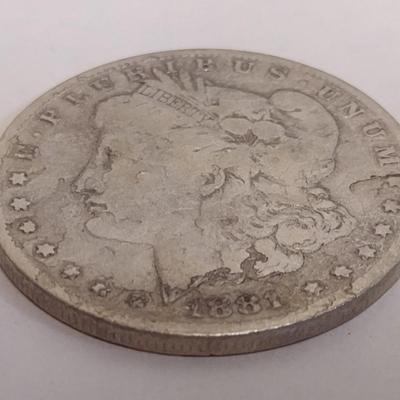 1881 U.S. Mint Morgan Silver Dollar Coin Circulated (#76)