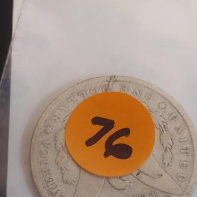 1881 U.S. Mint Morgan Silver Dollar Coin Circulated (#76)