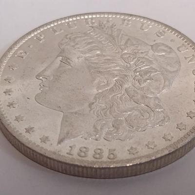 1885-O U.S. Mint Morgan Silver Dollar Coin Circulated (#77)