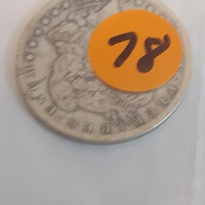 1882-S U.S. Mint Morgan Silver Dollar Coin Circulated (#78)