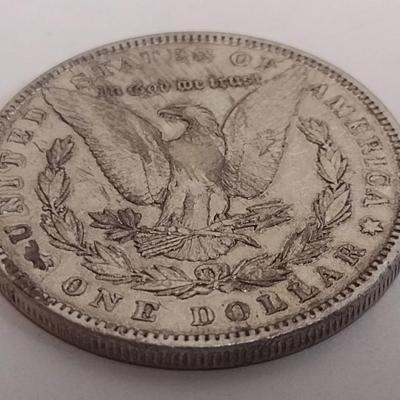 1887 U.S. Mint Morgan Silver Dollar Coin Circulated (#79)