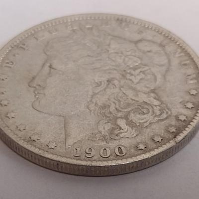 1900 U.S. Mint Morgan Silver Dollar Coin Circulated (#81)