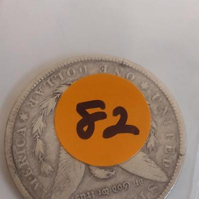 1902 U.S. Mint Morgan Silver Dollar Coin Circulated (#82)