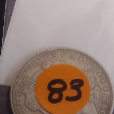 1921 U.S. Mint Morgan Silver Dollar Coin Circulated (#83)