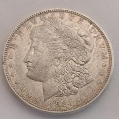 1921 U.S. Mint Morgan Silver Dollar Coin Circulated (#84)