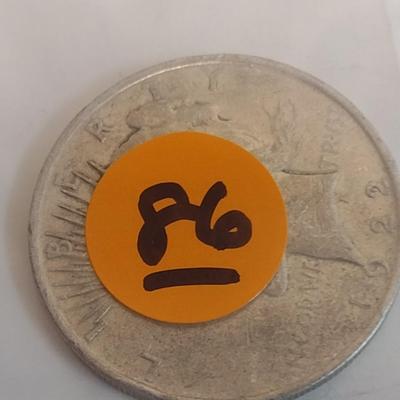 1922 U.S. Mint Peace Silver Dollar Coin Circulated (#86)