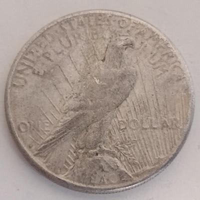 1922-S U.S. Mint Peace Silver Dollar Coin Circulated (#87)