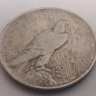 1923 U.S. Mint Peace Silver Dollar Coin Circulated (#89)