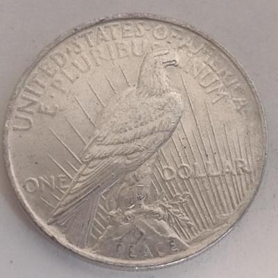 1923 U.S. Mint Peace Silver Dollar Coin Circulated (#90)