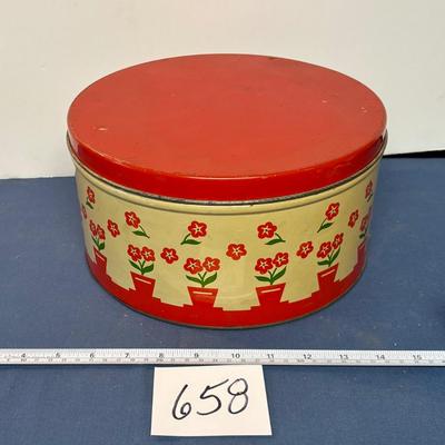Vintage Cookie Tin