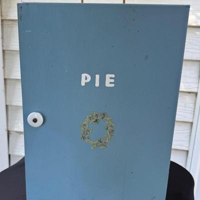 Vintage Pie Tin Storage container