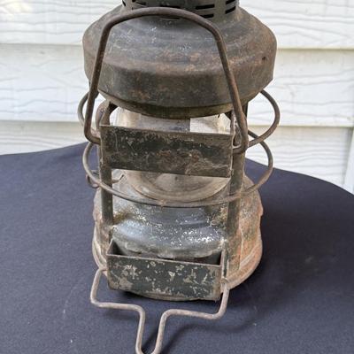 Vintage EMBURY Luck-E-Lite No.25 Truck Wagon Contractor Lantern