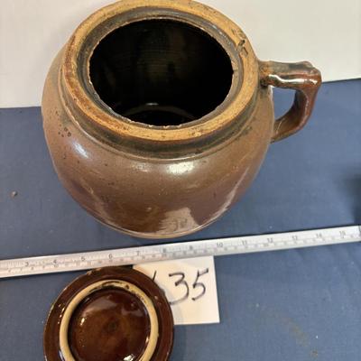Vintage Stoneware Beanpot