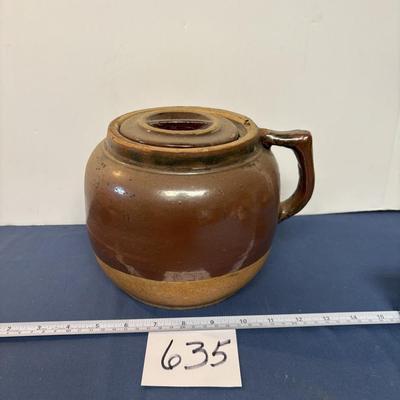 Vintage Stoneware Beanpot