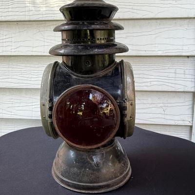 Vintage Railroad Caboose lantern - Rayo Driving Lamp