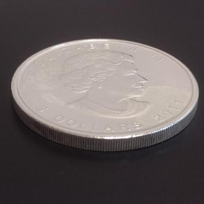 2011 Elizabeth II Canadian $5 Silver 1oz Coin (#93)