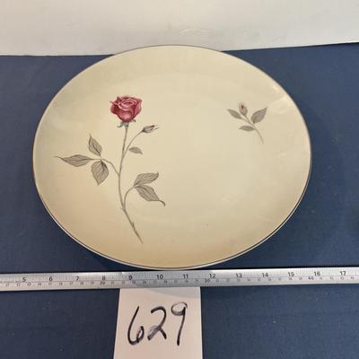 Vintage Contour Treasures China Serving Plate