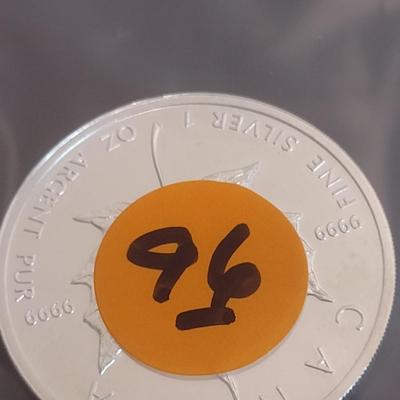 2012 Elizabeth II Canadian $5 Silver 1oz Coin (#96)