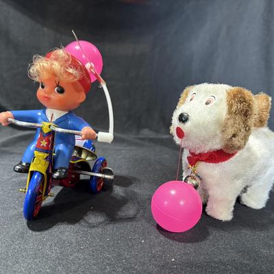 Vintage Celluloid wind-up toys