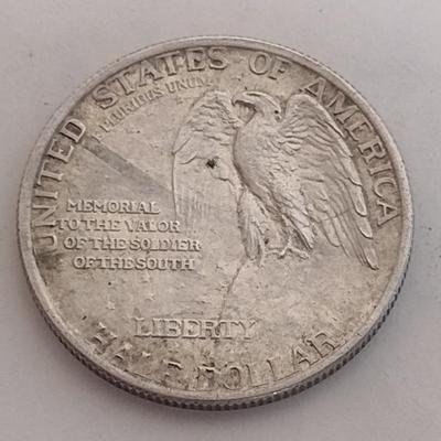 1925 U.S. Mint Stone Mountain Memorial to the Soldier of the South Silver Half-Dollars Circulated (#129)