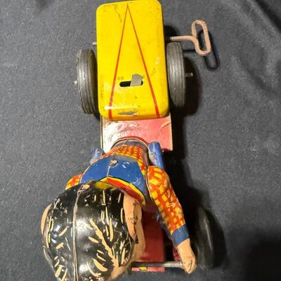 Vintage Howdy Doody Nylint Go-Kart Tin Wind-up Toy