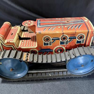 Vintage Louis Marx Climbing Tractor