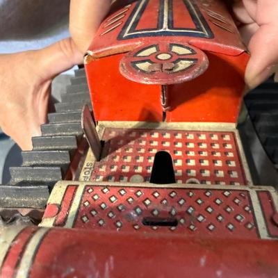 Vintage Louis Marx Climbing Tractor