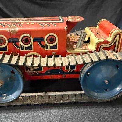 Vintage Louis Marx Climbing Tractor