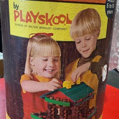 Two sets of Playskool Lincoln toys