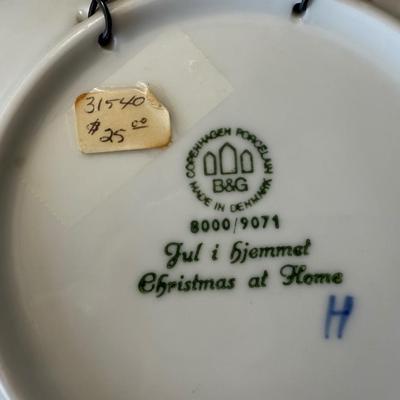 Vintage Bing & Grondahl Christmas Plates