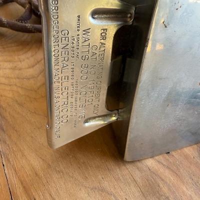 Vintage General Electric Iron and Vintage Bell