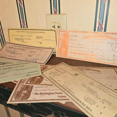 Railroad stock certificates