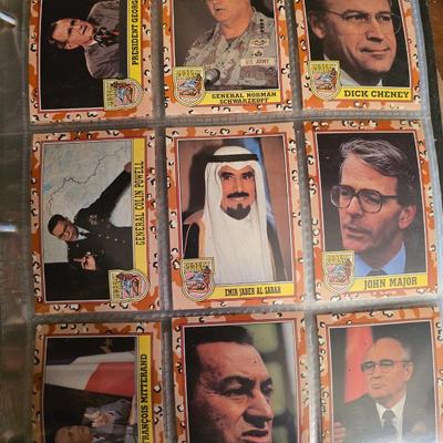 Desert storm topps cards