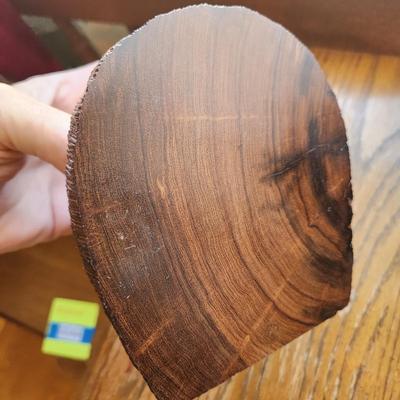 Pair Wood Carved Bison Bookends