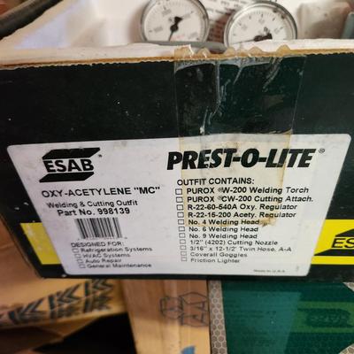 Esab Prest-o-lite Prestolite Oxy-Acetylene "MC" Welding & Cutting Outfit