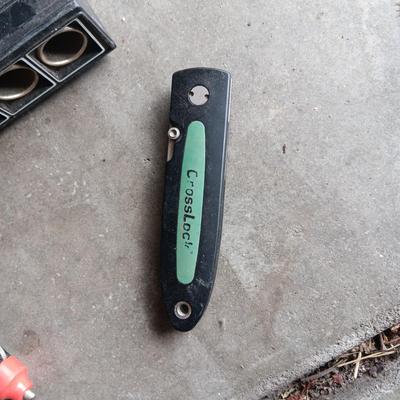 JUMPER CABLES, SPOT LIGHT, POCKET KNIFE AND MORE